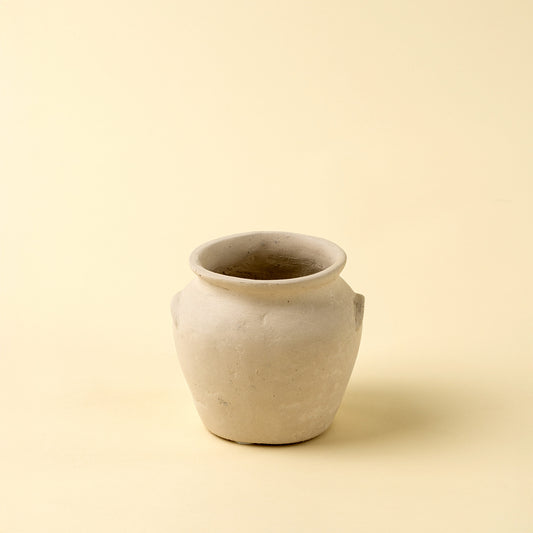 Milos Paper Mache Mini Urn