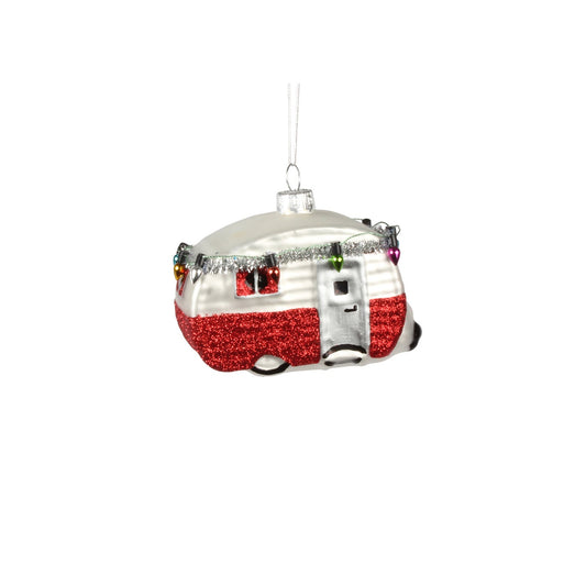 Sparkle RV Camper Ornament
