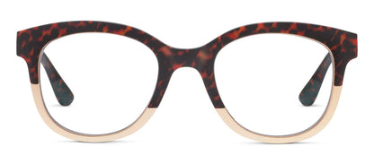 Georgia Blue Light Glasses Leopard Tortoise/Gold