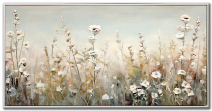 Meadow of Tranquility Framed Canvas – 20″ × 40″