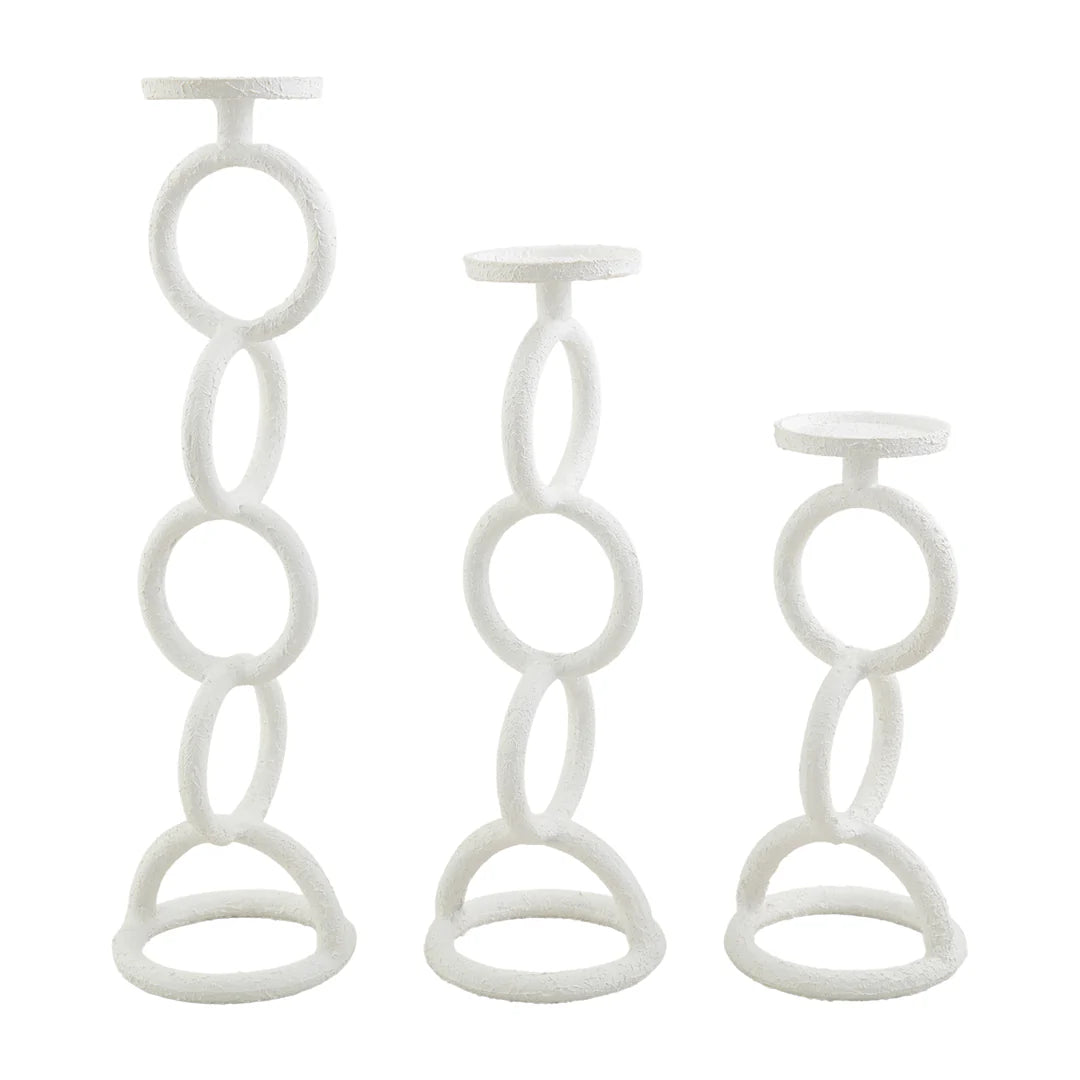 White Link Candlestick