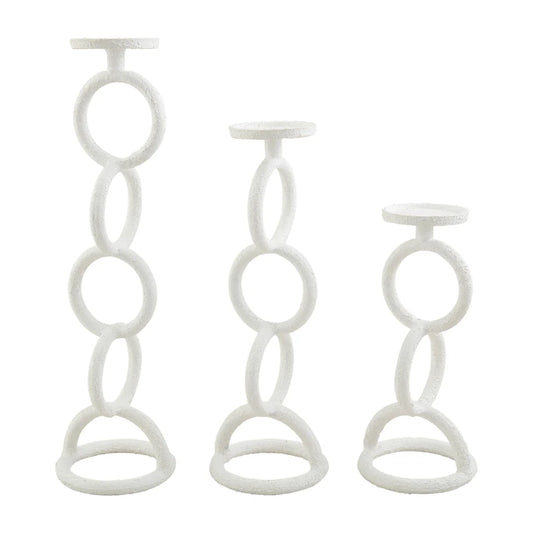 White Link Candlestick