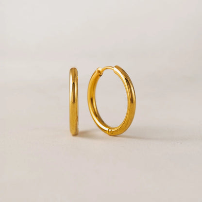 Tube 20mm Hoop Earrings