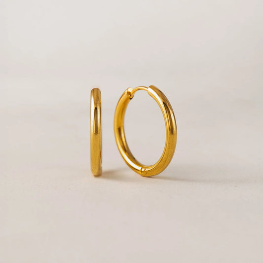 Tube 20mm Hoop Earrings