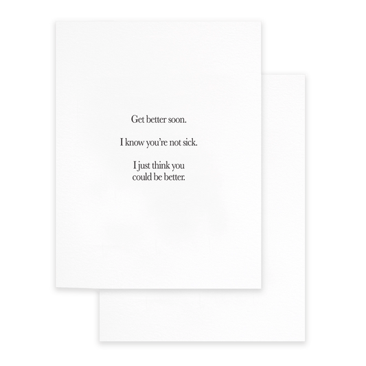 You Could be Better Card
