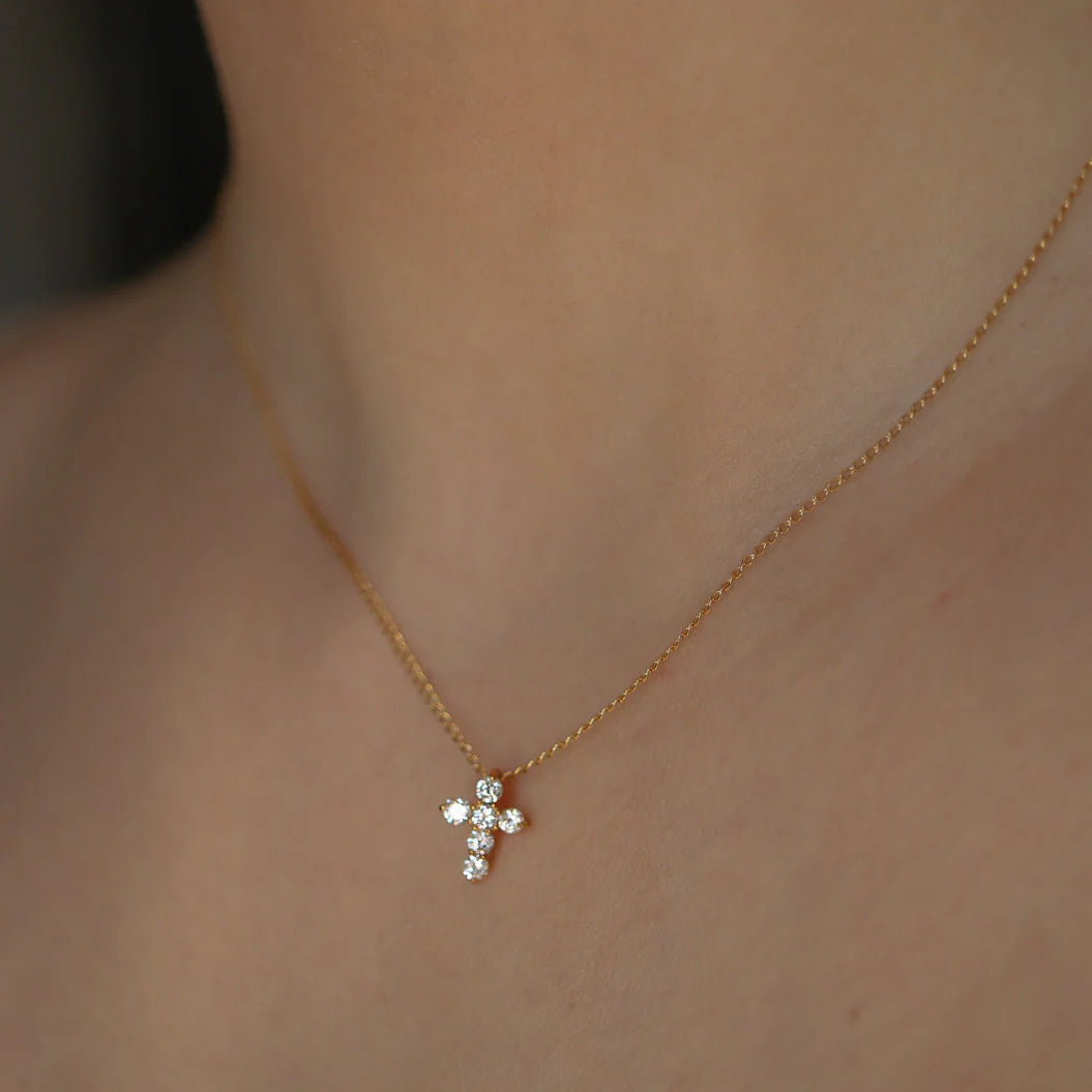 Cross Necklace - Silver