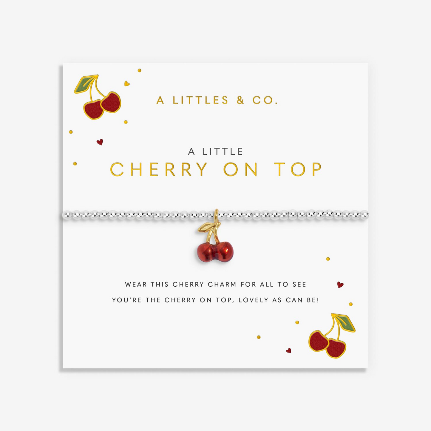 A Little Vibes 'Cherry On Top' Bracelet