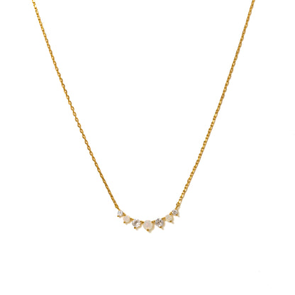 Dewdrop Necklace - White Opal