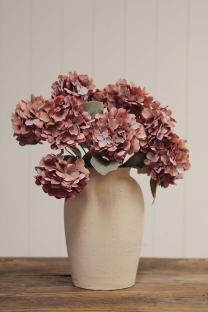 Dusty Pink Hydrangea Spray