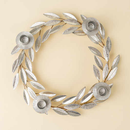 Winter Flora Candelabra Wreath