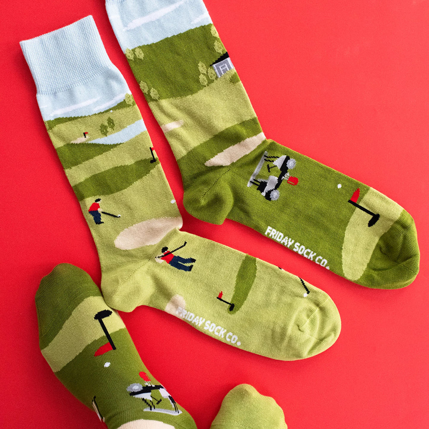 Men’s Golf Scene Socks