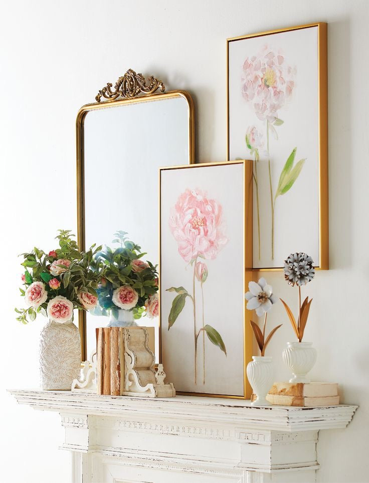 Wall Art Picture Rose Art Watercolor 31.25" Assort