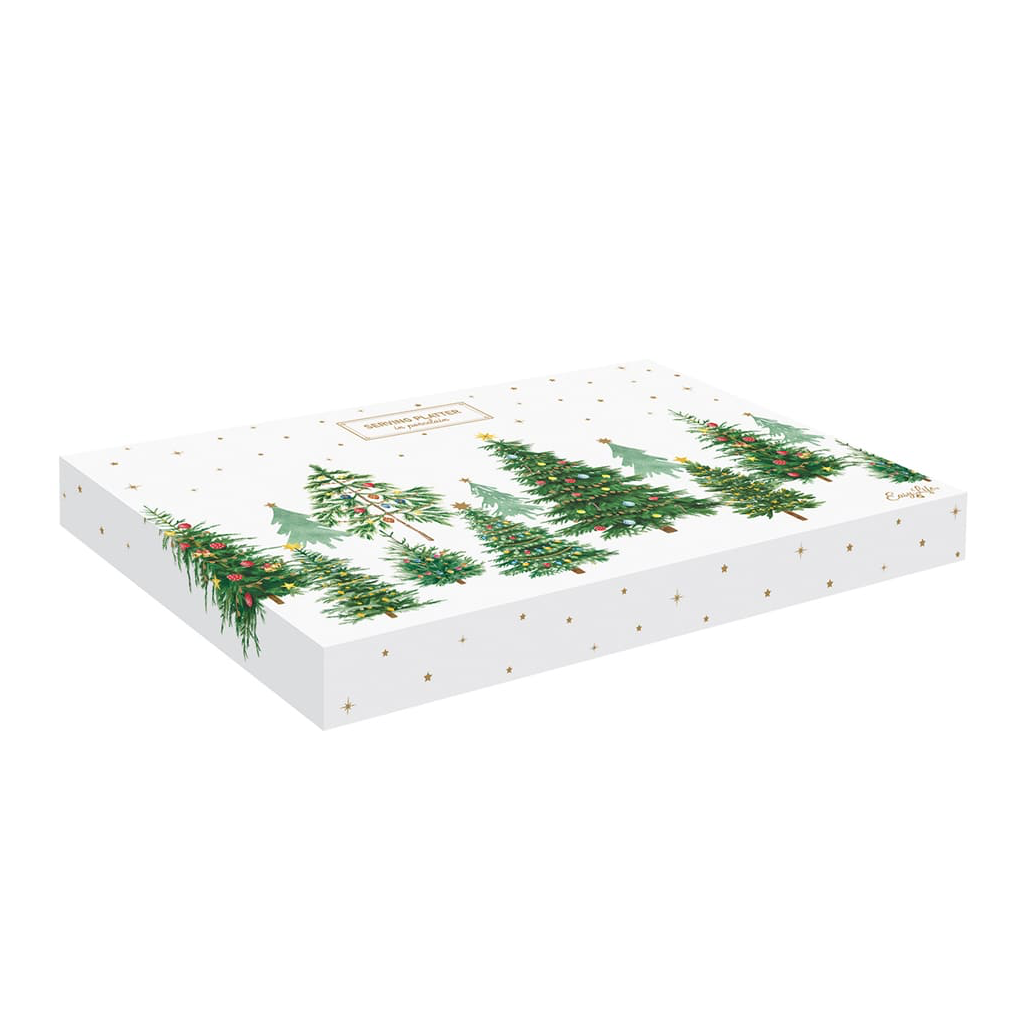 “Festive Trees” Porcelain Serving Platter