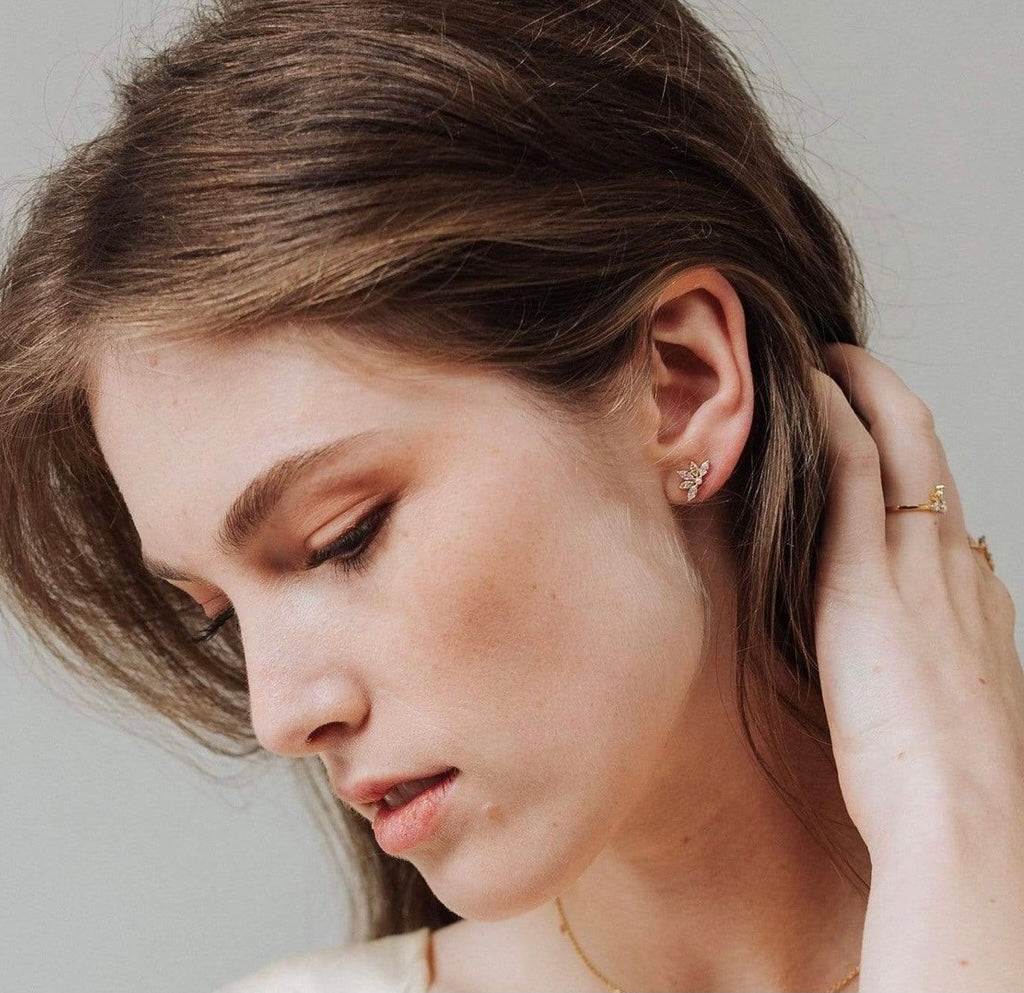 Harlowe Stud Earrings - Gold
