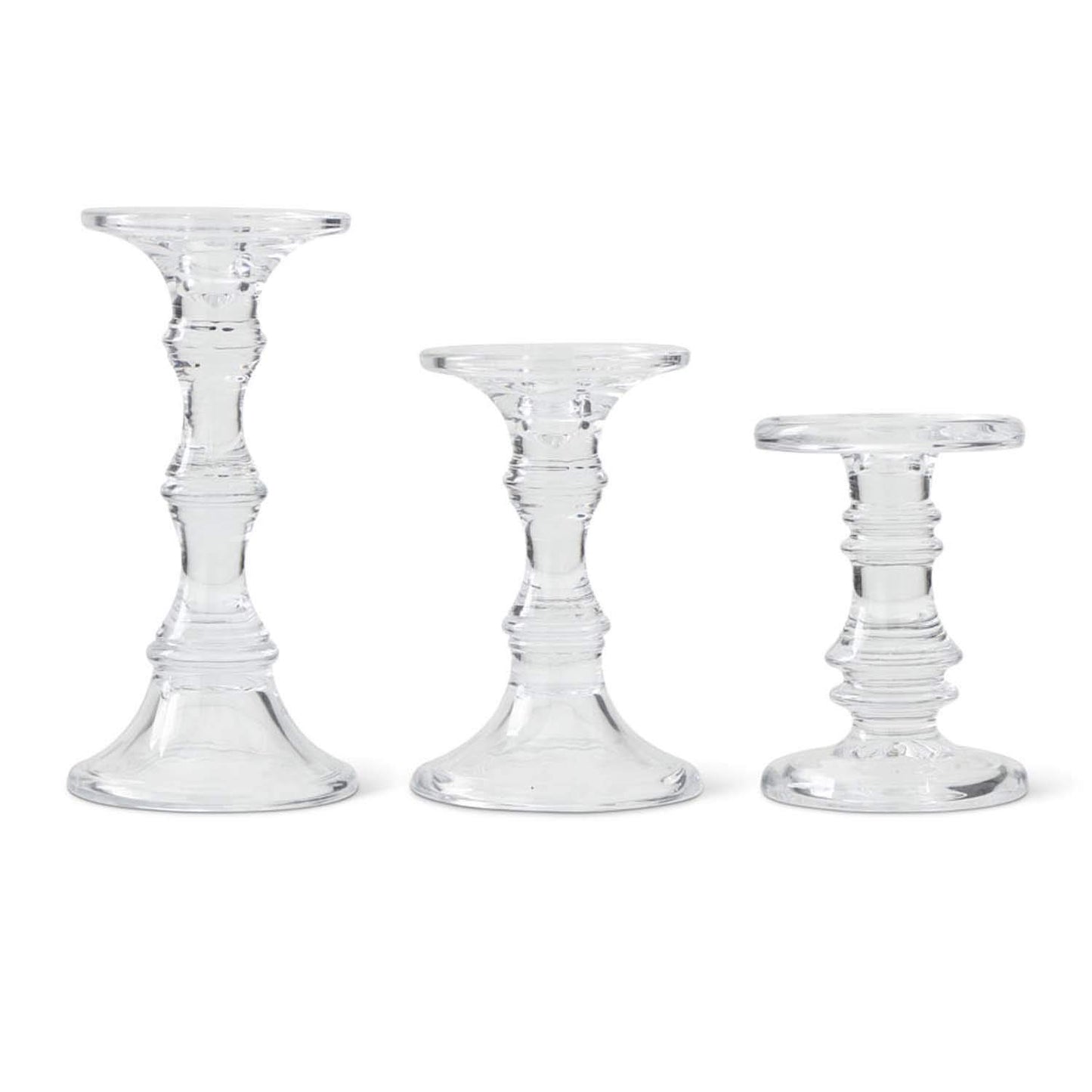 Glass Candle Holders