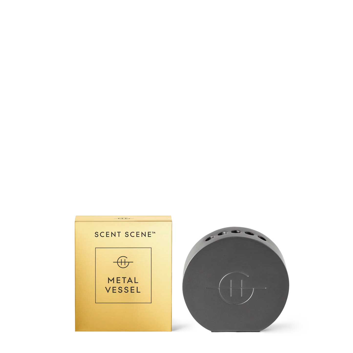 Gunmetal Scent Scene Metal Vessel