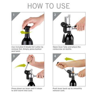 Host Lever Corkscrew Set