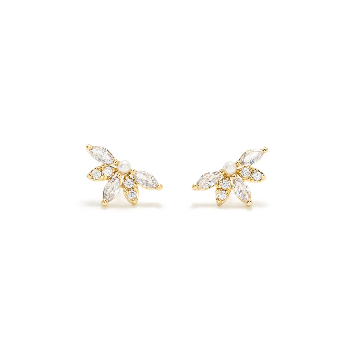 Harlowe Stud Earrings - Gold