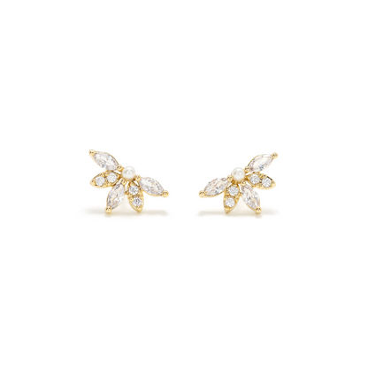 Harlowe Stud Earrings - Gold