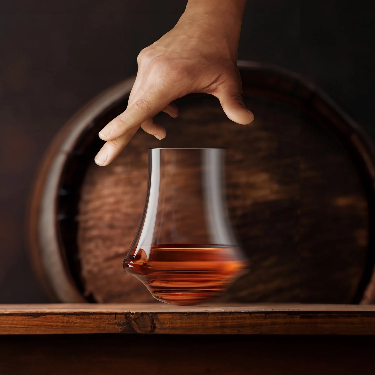 Revolving Spirit Tasting Glass