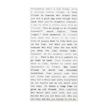 Typewriter Sign - Friendship