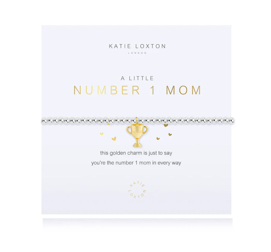 A Little ‘Number 1 Mom’ Bracelet