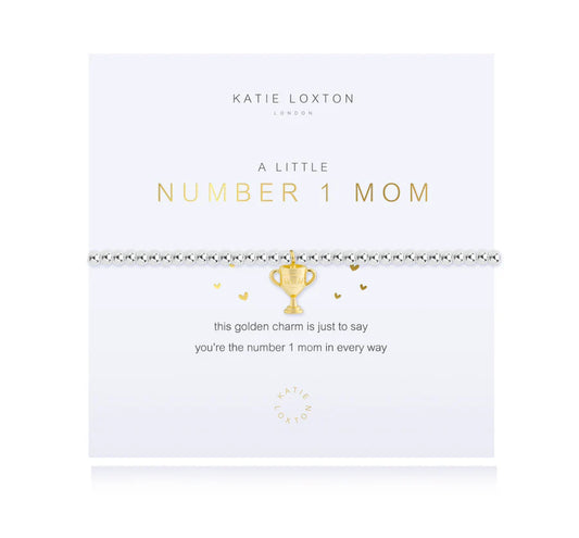 A Little ‘Number 1 Mom’ Bracelet