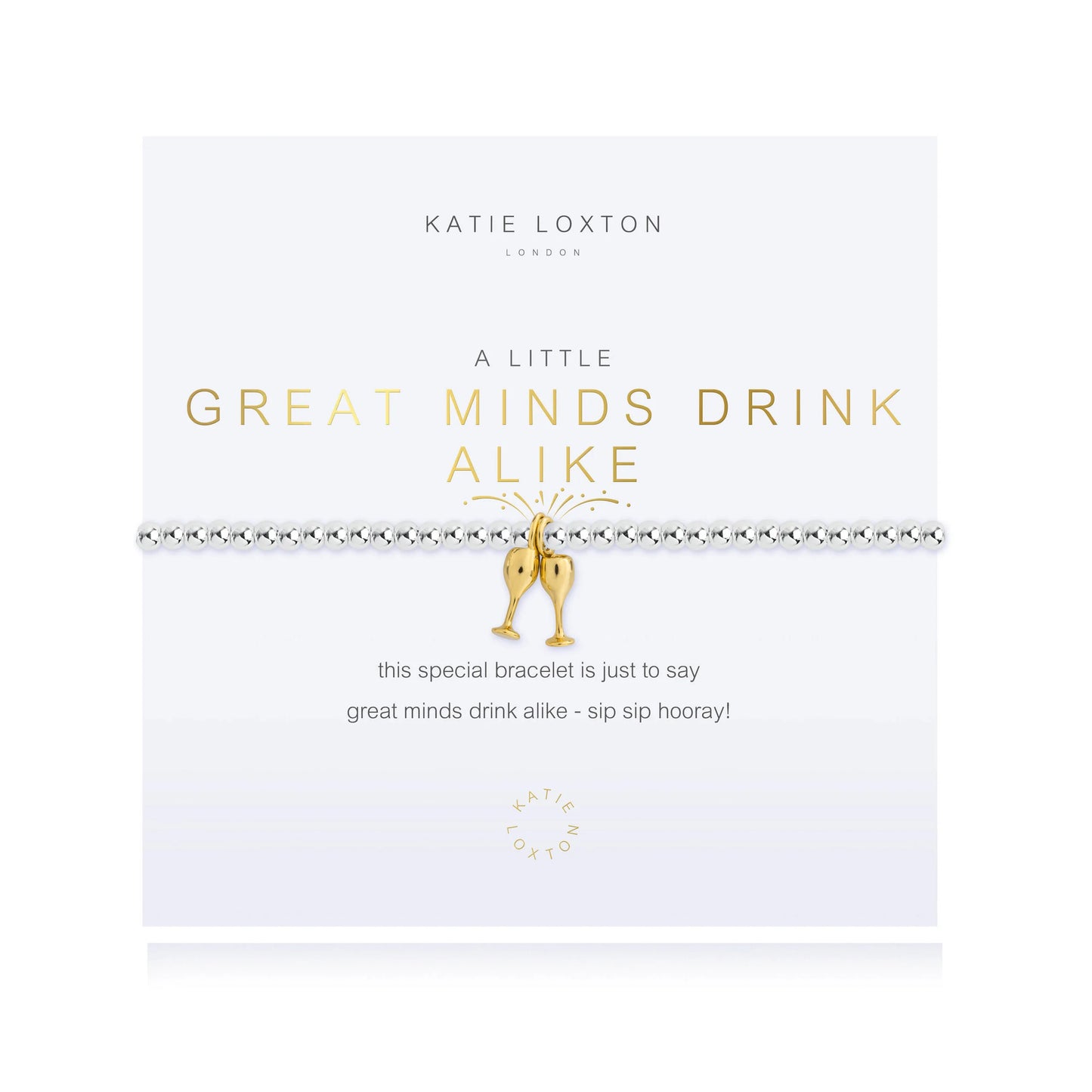 A Little ‘Great Minds Drink Alike’ Bracelet