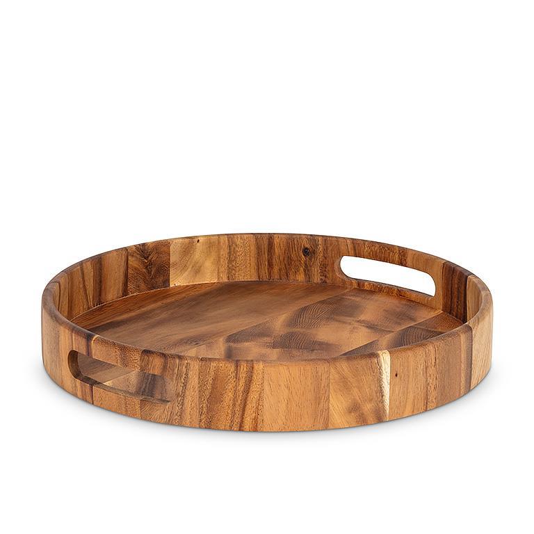 Round Wooden Tray