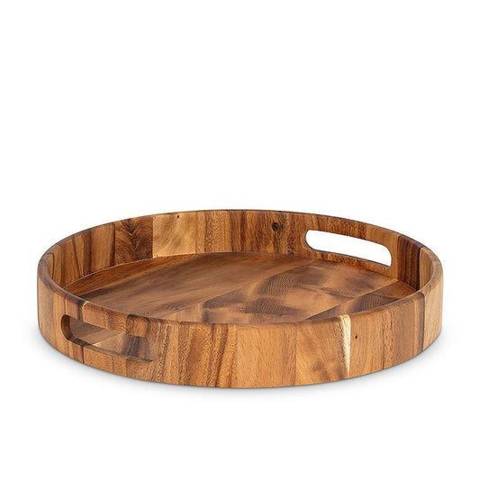 Round Wooden Tray