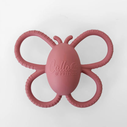 Butterfly Silicone Baby Rattle Teether
