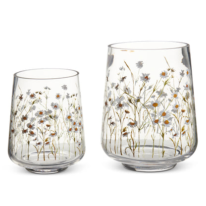 Wild Daisy Pattern Containers