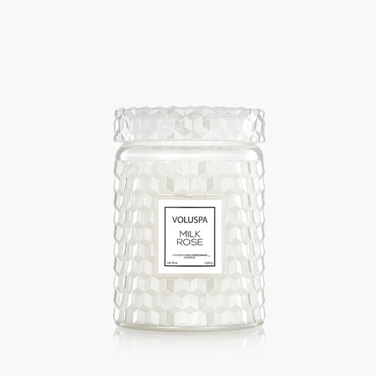Milk Rose Large Jar Candle