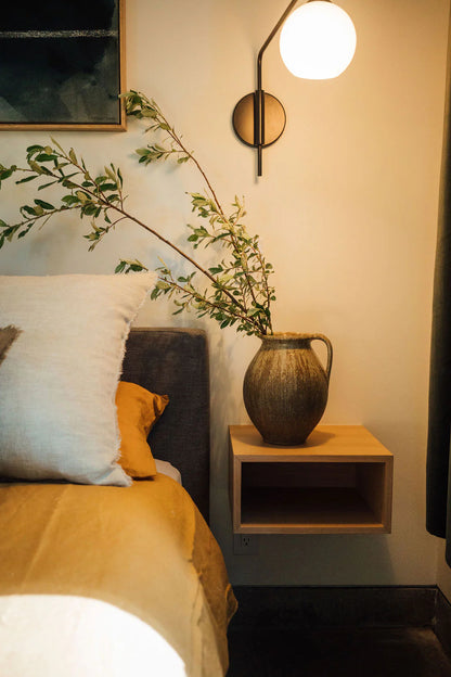 Rhodes Pitcher Vase - Reactive Brown