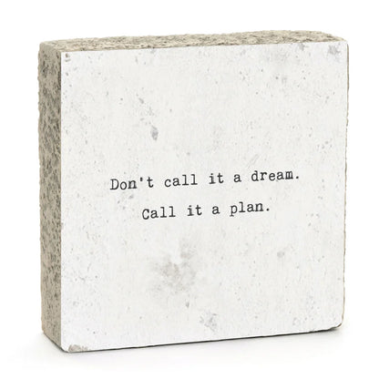 Don’t Call It A Dream Art Block
