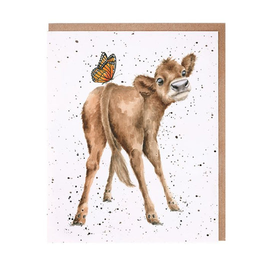 Flutterly Fabulous Cow Card