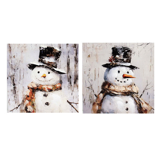Snowman Block Signs