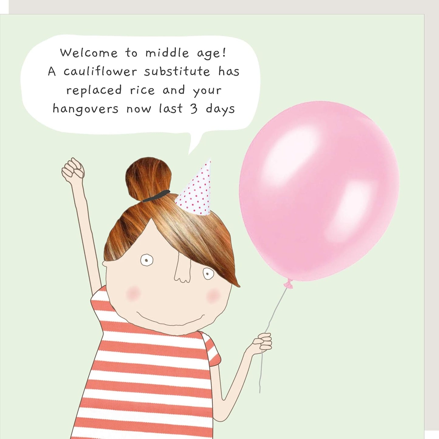 Middle Age Birthday Card