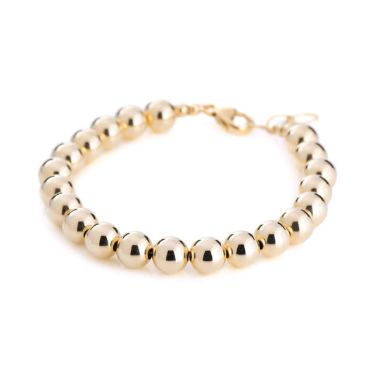 Ball Bracelet | 8mm - Gold