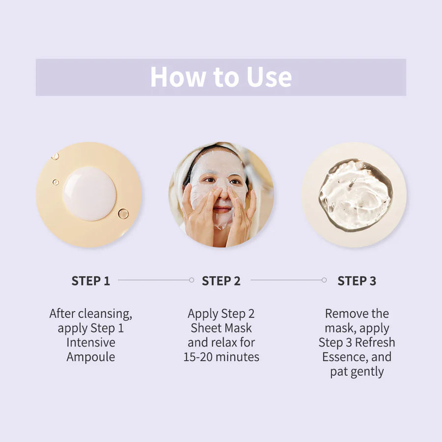 3 Step Ampoule Sheet Mask-Marine Collagen