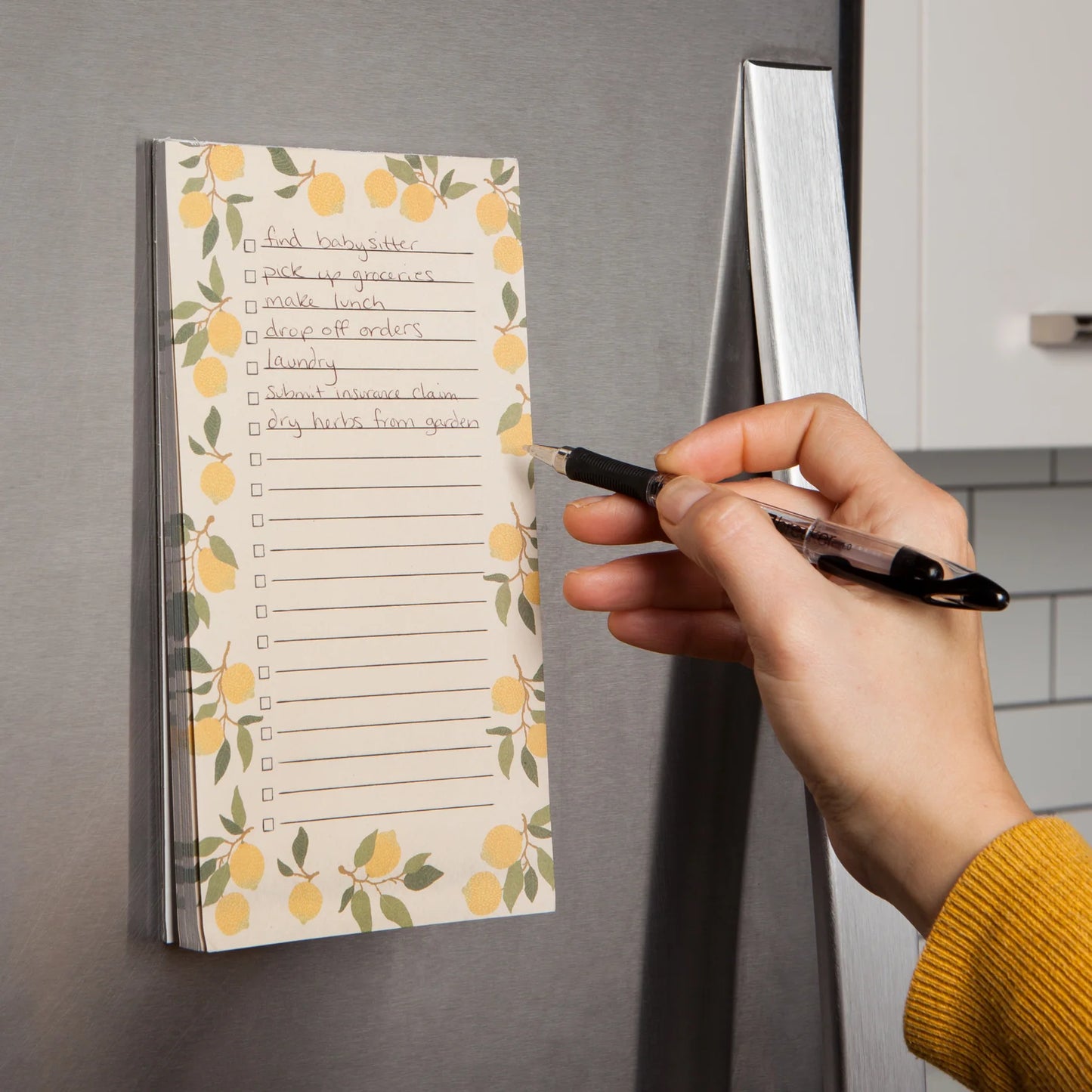 Lemons List It Magnetic
Notepad