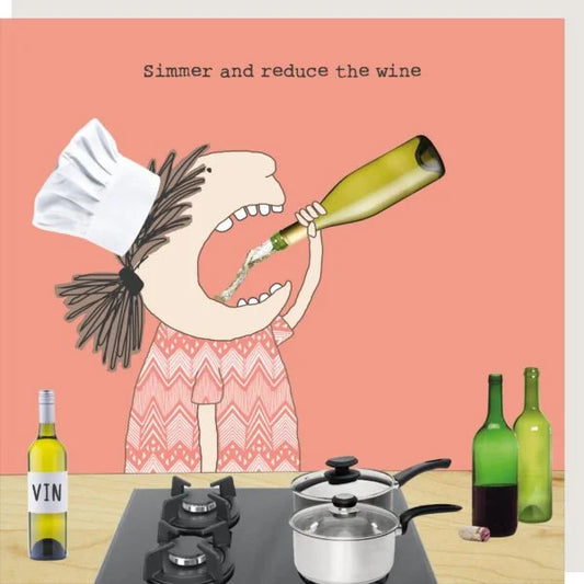 Card Simmer and Reduce the Wine