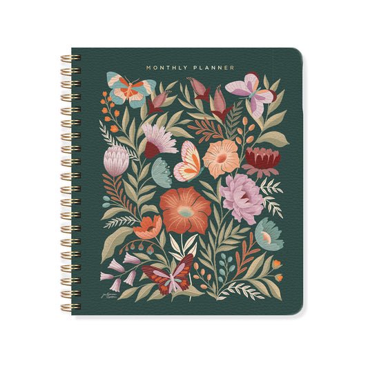 Flowers Non-Dated Monthly Planner