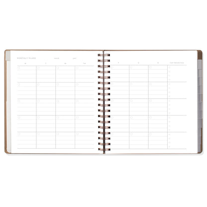 Flowers Non-Dated Monthly Planner
