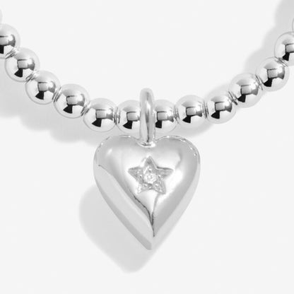 Kids' Confetti A Little 'Hooray It's Your Birthday' Bracelet In Silver Plating