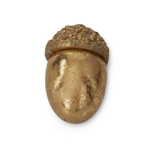 Box of 8 1.75” Gold Acorn Ornaments