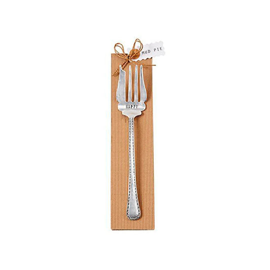'Happy' Serving Fork