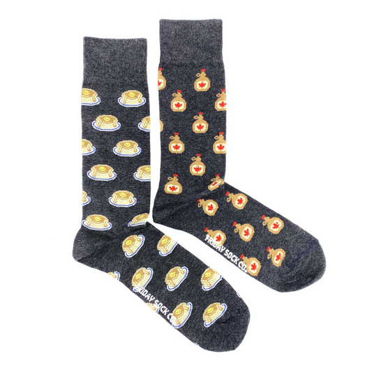 Men's Maple Syrup & Pancake Socks