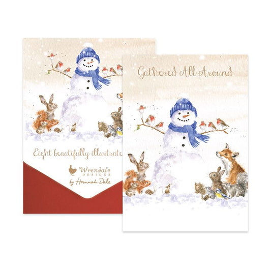 'Gathered All Around' Snowman Card Pack