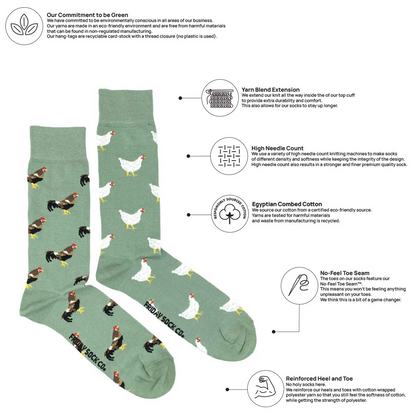 Men's Chicken & Rooster Socks